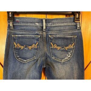 DIESEL Women LIV 0071Y Straight Leg Stretch Jeans Size W25 L30 (4645)